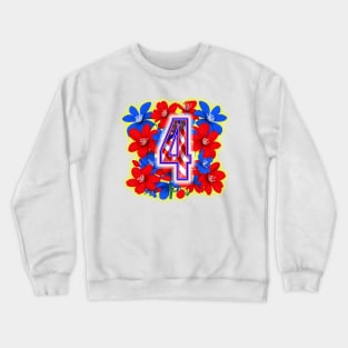 Blooming 4th of July Crewneck Sweatshirt